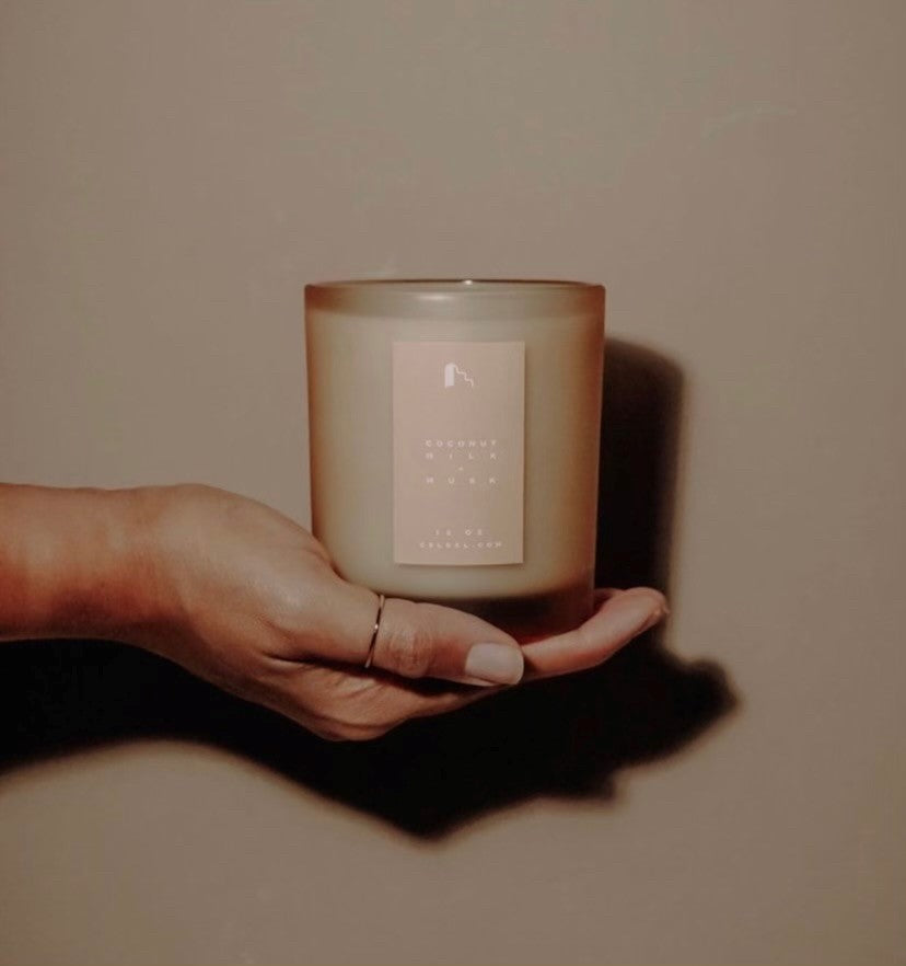 Coconut Milk + Musk Candle