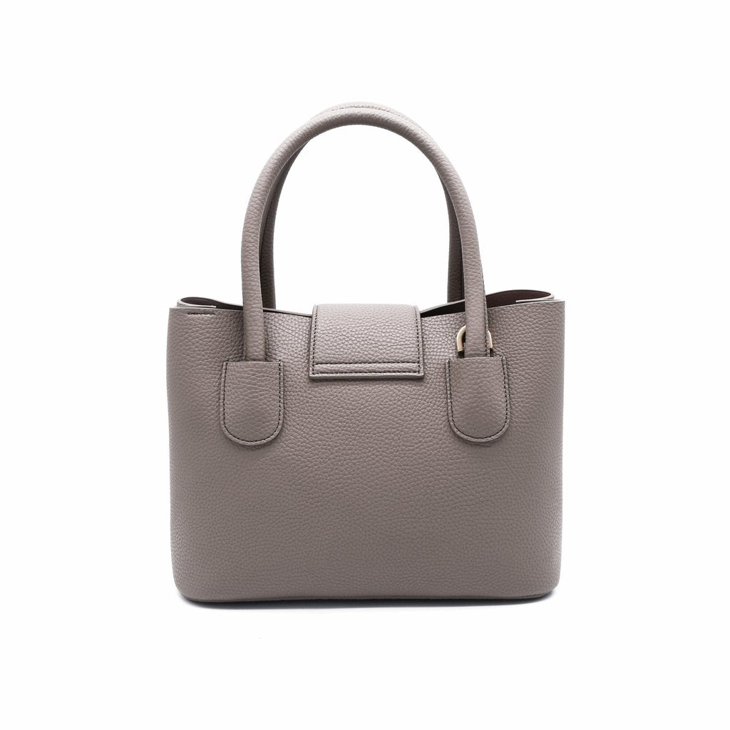 Cher Tote Mini 20 with Signet in Light Mud Grey