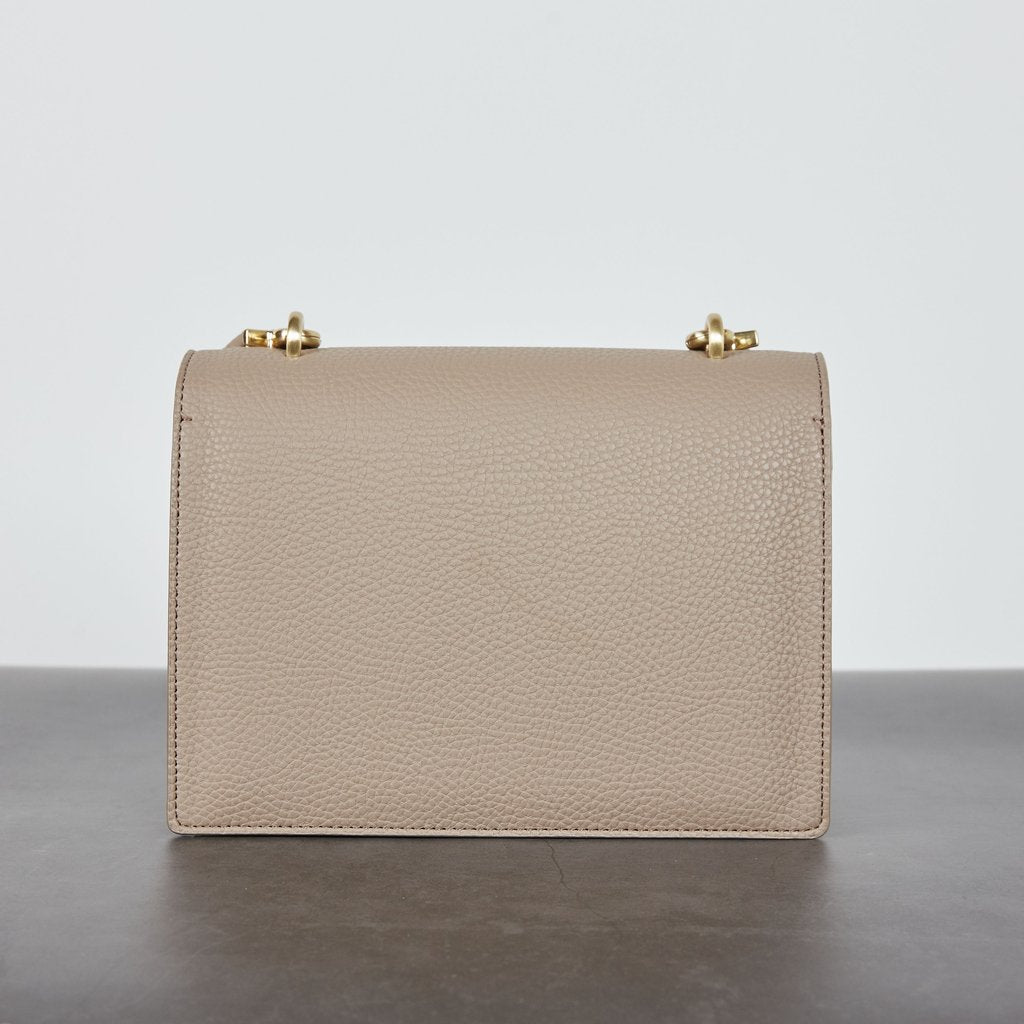 Eloise Satchel with Signet in Light Mud Grey