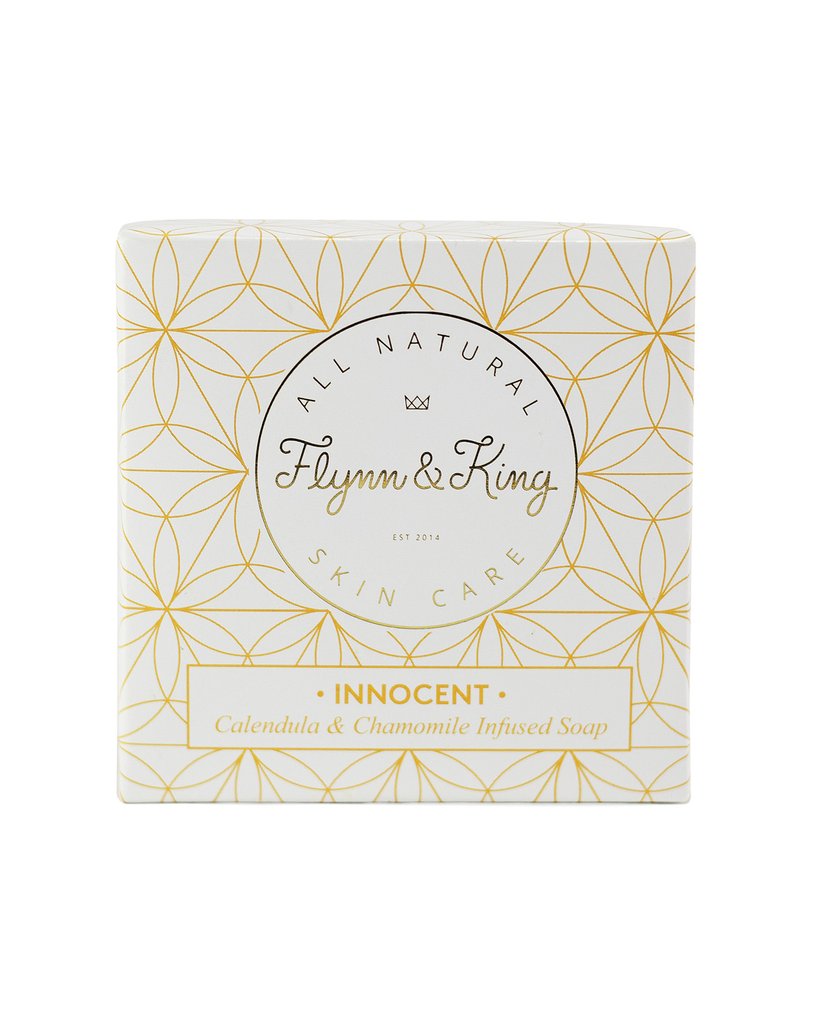 Flynn & King Innocent Calendula and Chamomile Infused Soap, 5 oz size
