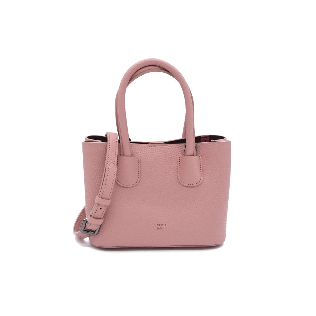 Cher Tote Micro with Signet in Coral Pink by Angela · Roi