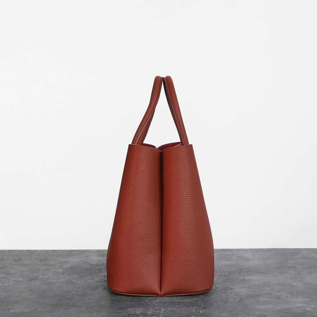 Cher Tote with Signet in Brown