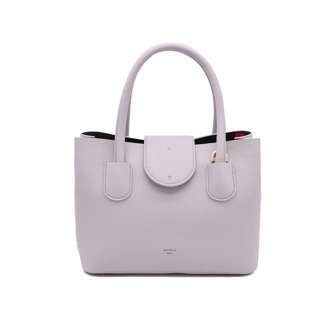 Cher Tote Mini 20 with Signet in Light Grey