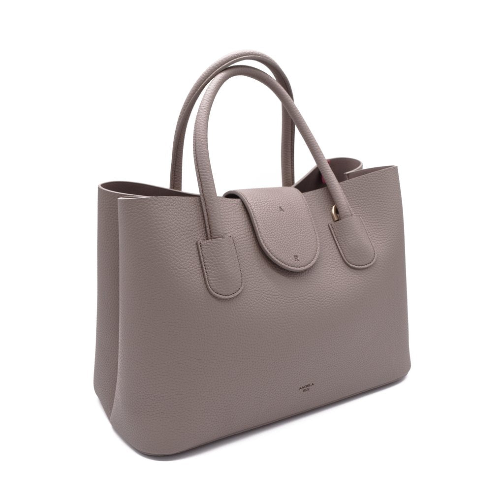 Cher Tote 20 Crossbody with Signet in Light Mud Grey