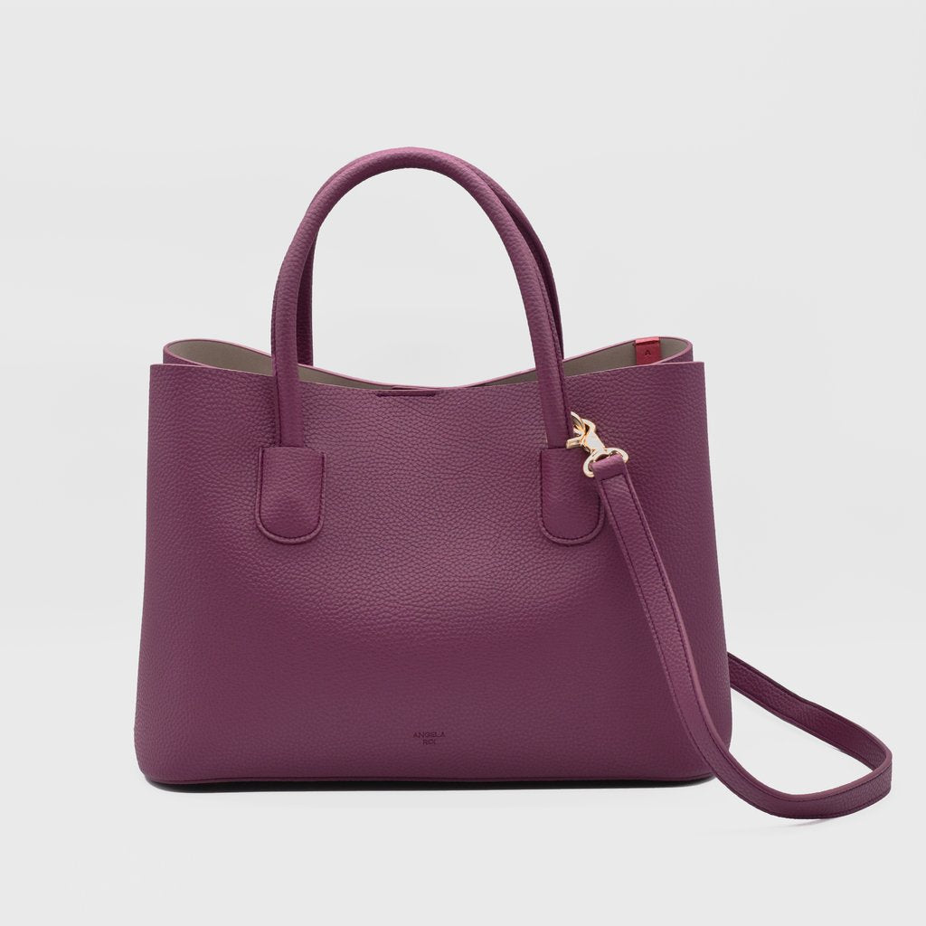 Cher Tote with Signet in Purple