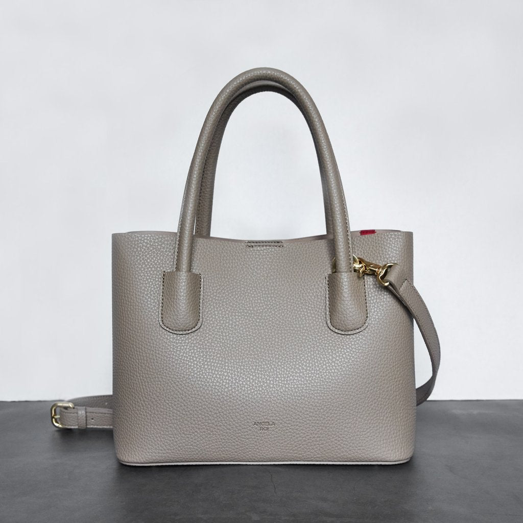 Cher Tote Mini with Signet in Light Mud Grey