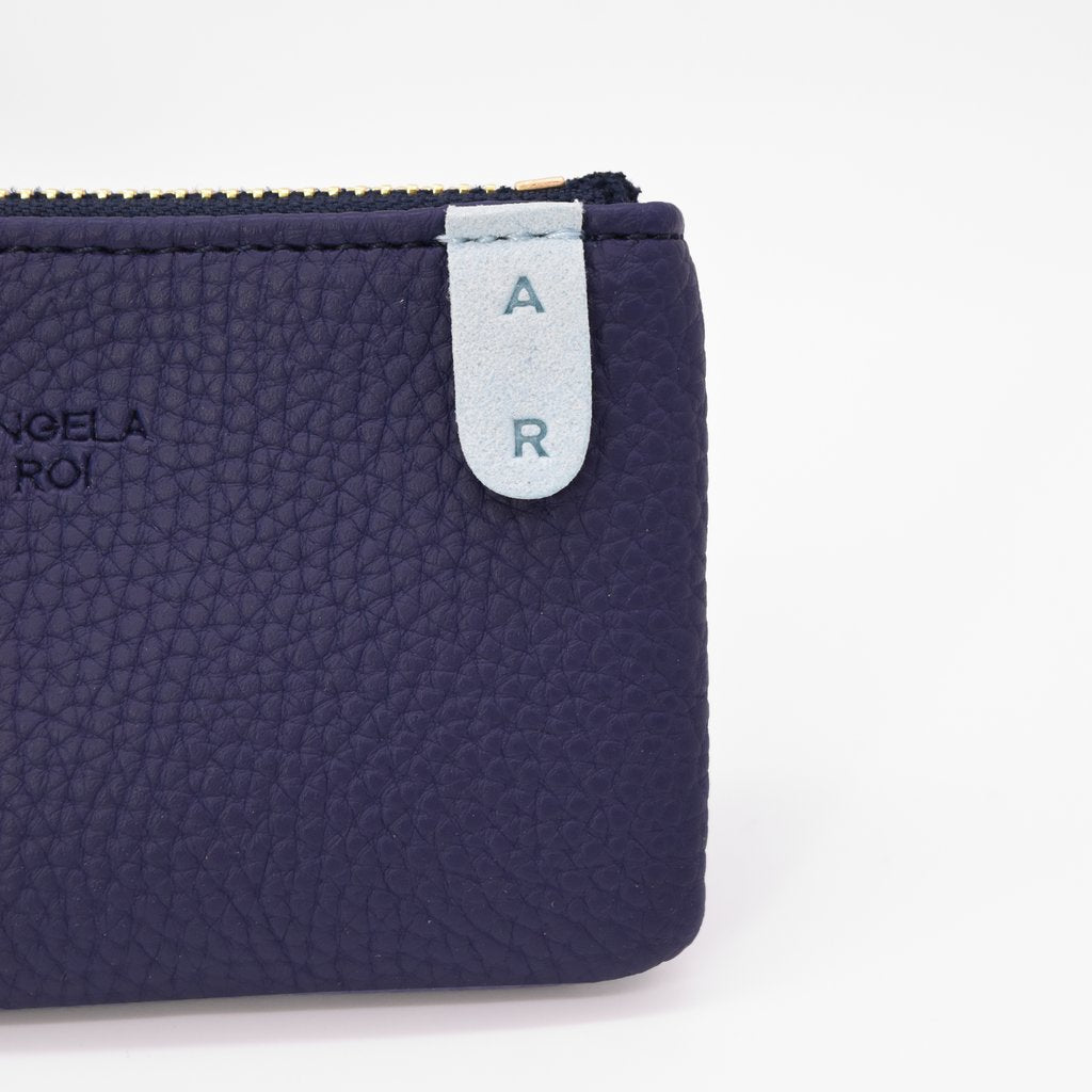 Zuri Card Pouch with Signet in Blue