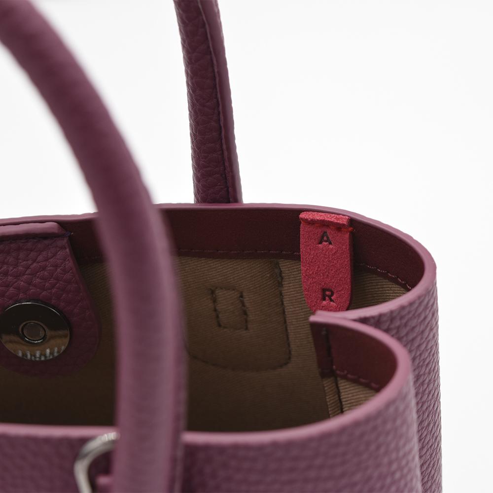 Cher Tote Micro with Signet in Purple