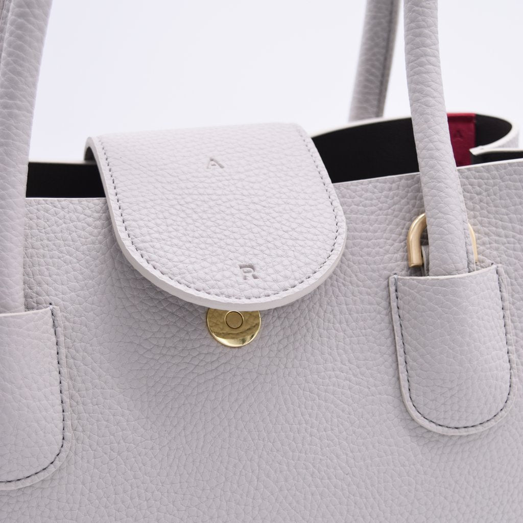 Cher Tote Mini 20 with Signet in Light Grey