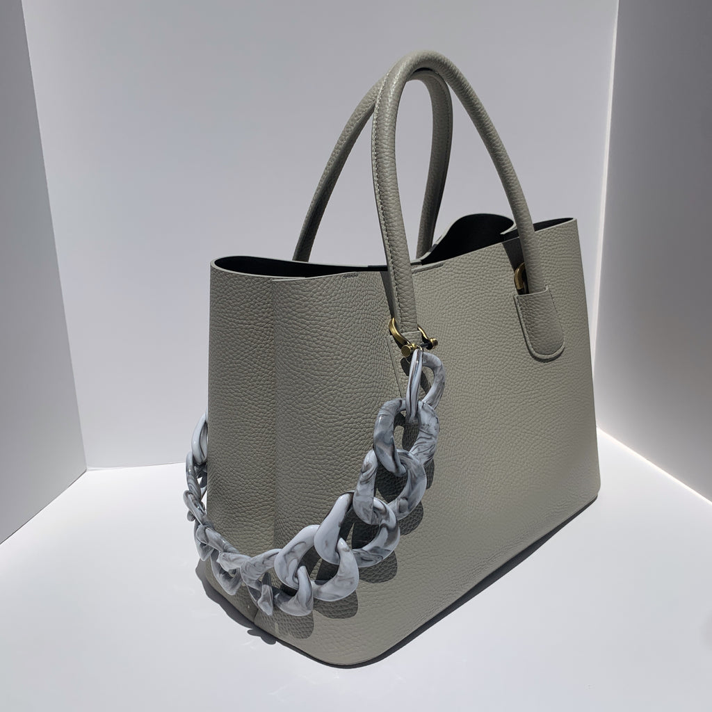 Grey Gradient Link - Bag Charm
