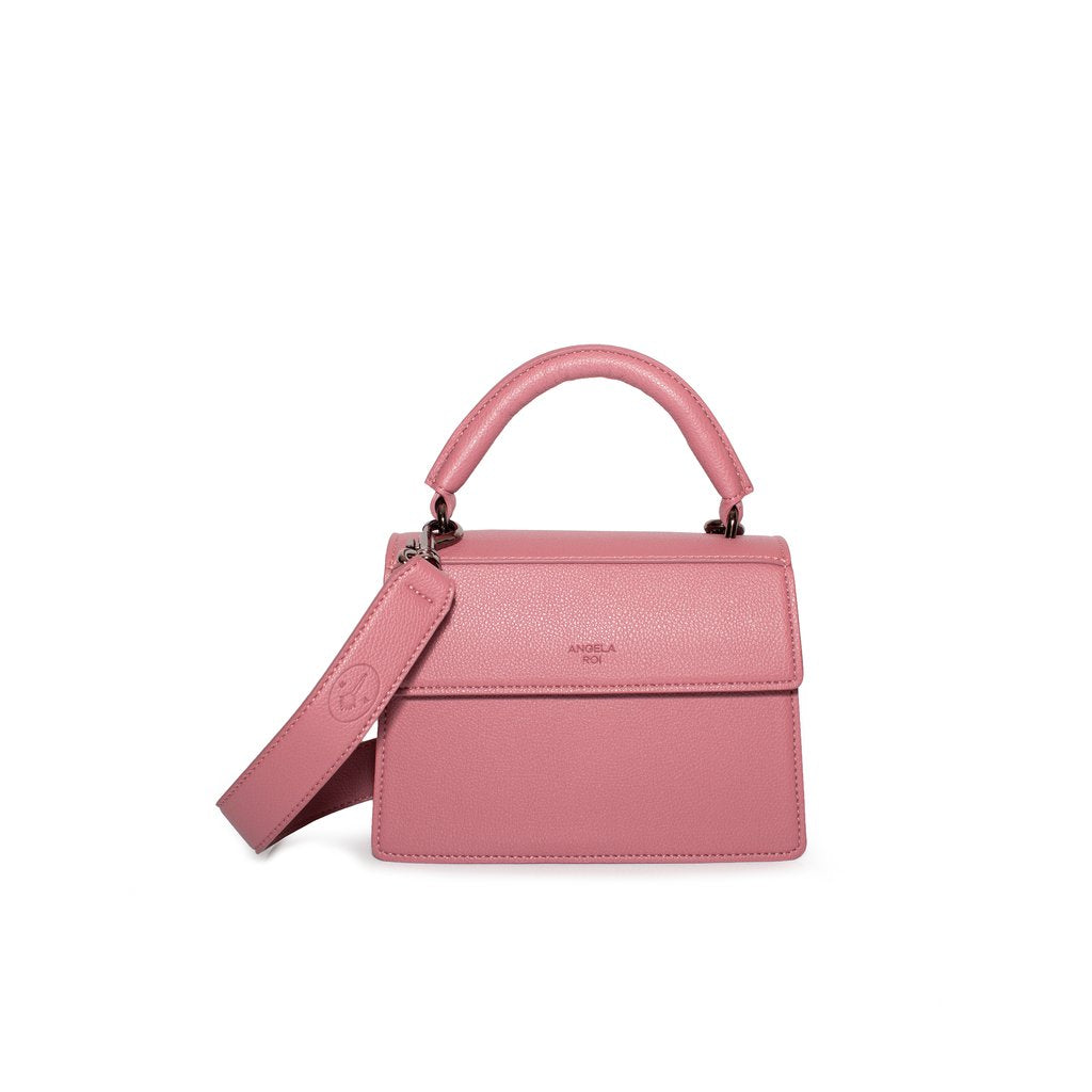 Hamilton Satchel Micro with Signet in Nude Pink