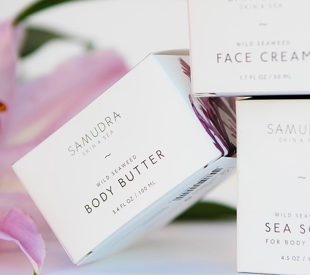 Samudra Skin & Sea Body Butter, packaging