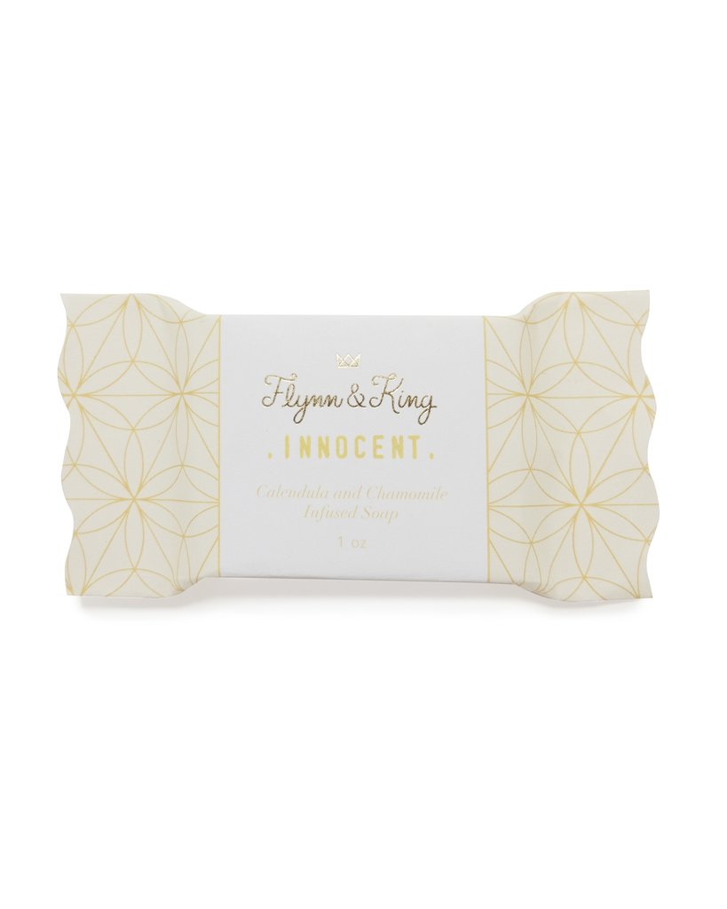 Flynn & King Innocent Calendula and Chamomile Infused Soap, 1 oz size