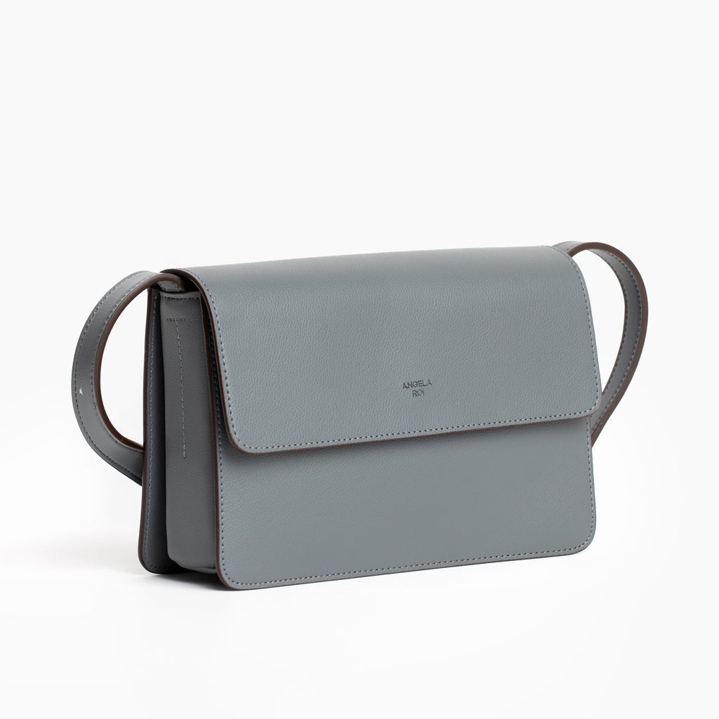 Hamilton Crossbody with Signet in Wash Denim Blue