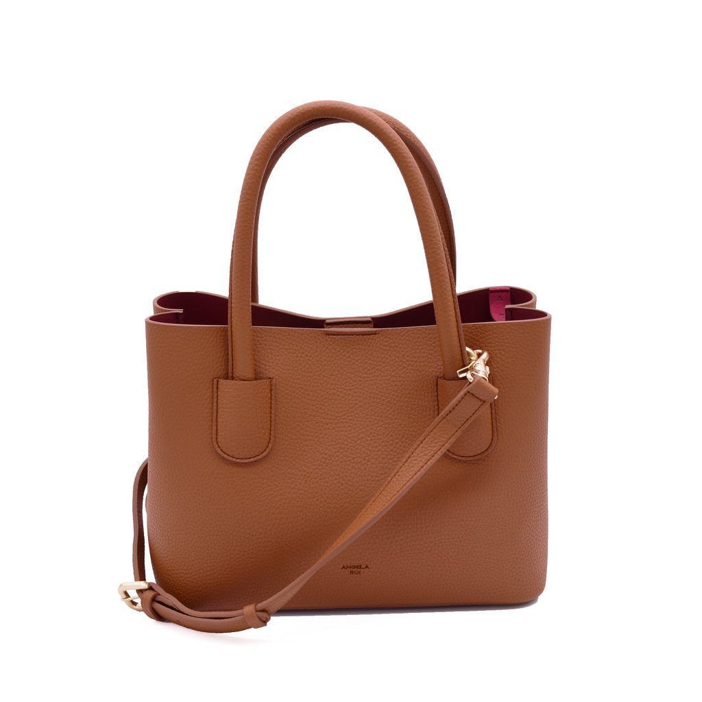Cher Tote Mini with Signet in Brown