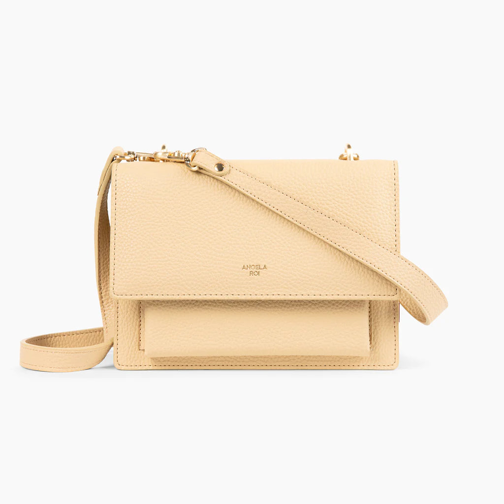 Eloise Satchel with Signet in Creme